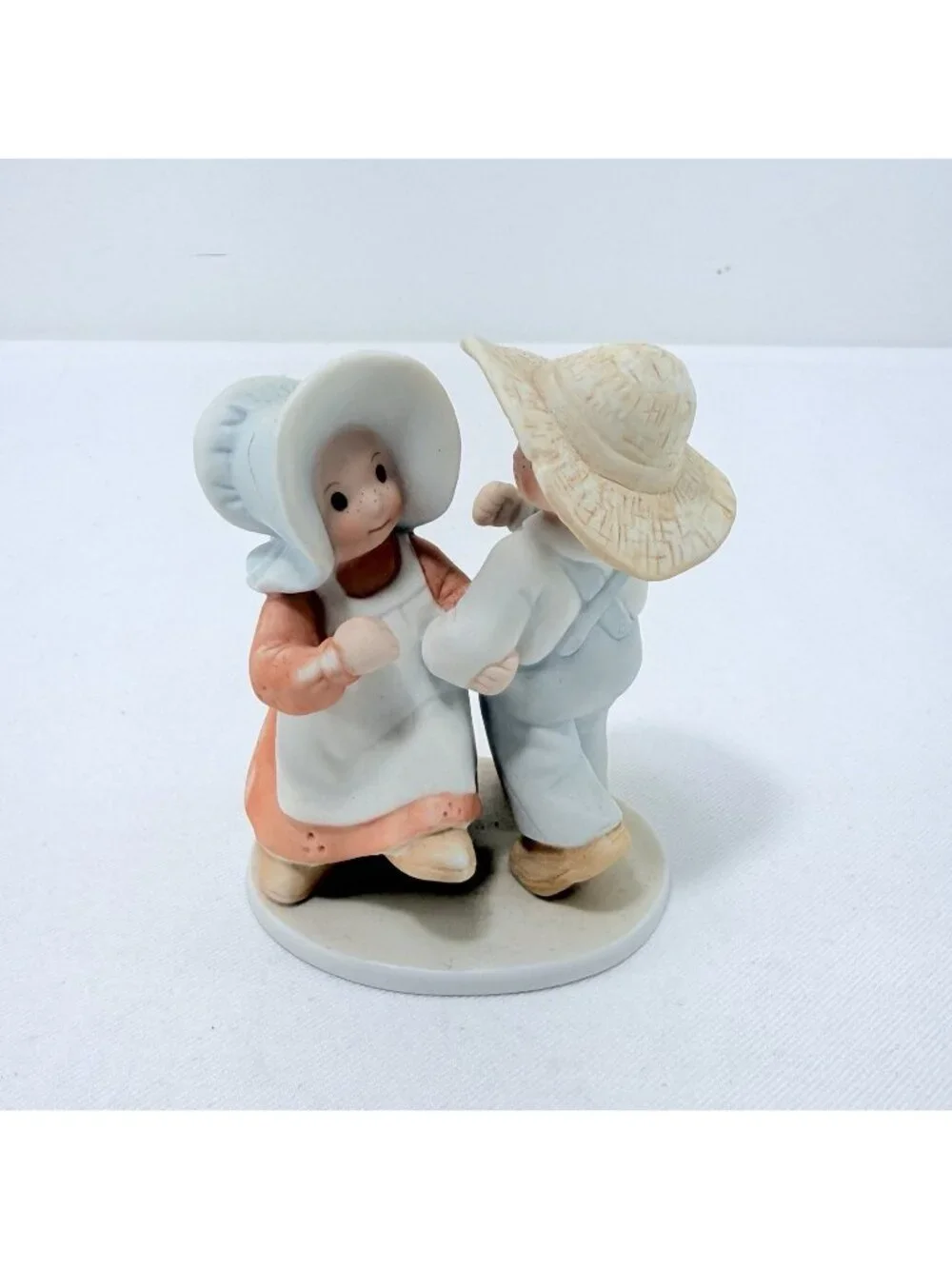 Vintage Masterpiece Circle of Friends Figurine Bible Psalm Verse Dance Children